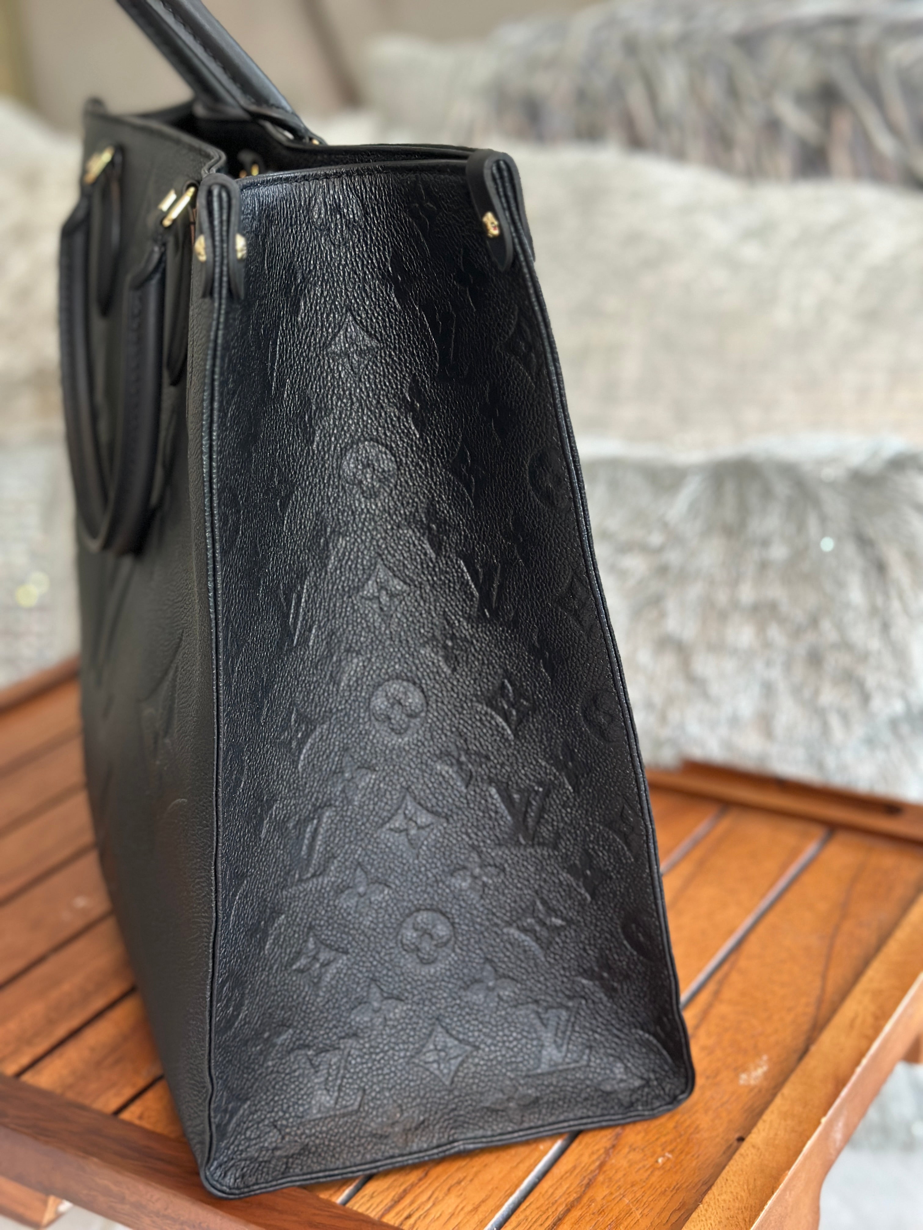 Louis Vuitton OnTheGo Black Empreinte GM