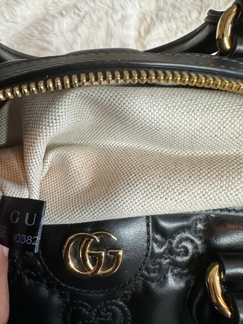 Gucci GG Matelassé Medium Bowler Bag