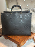 Louis Vuitton OnTheGo Black Empreinte GM